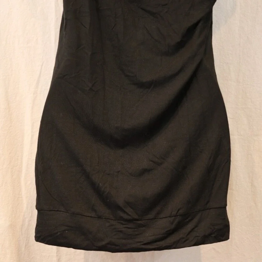 Design History Black Beaded Yoke Tank Top LG Career Dressy Professional Large